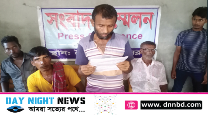 ধর্ষককে গ্রেফতারের দাবিতে শৈলকুপায় সংবাদ সম্মেলন