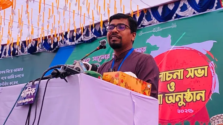 হাদিকে গুপ্ত বাহিনী নিষিদ্ধ বাহিনী হামলা করেছে- নোয়াখালীতে শিবির সেক্রেটারি