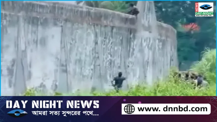 কারাগারের দেয়াল টপকে,  হাজতির পালানোর চেষ্টা, ভিডিও ভাইরাল