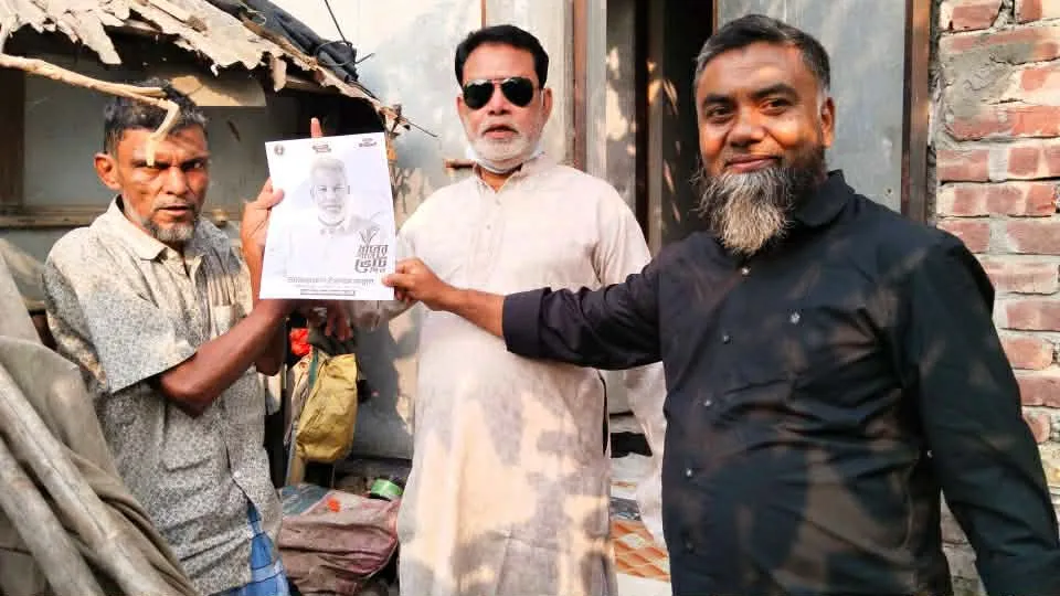 নারায়ণঞ্জ - ৩ আসনের  বিএনপির প্রার্থী মান্নান এর পক্ষে নির্বাচনী প্রচারণায় দেলোয়ার হোসেন খোকন