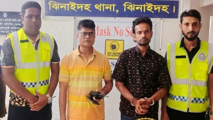 ঝিনাইদহ স্ত্রী হত্যার দায়ে স্বামী গ্রেফতার