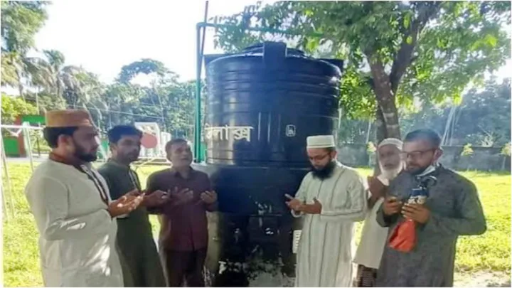 বিশ্বনাথে শাহপিন উচ্চ বিদ্যালয়ে ডিপ টিউবওয়েল স্থাপন