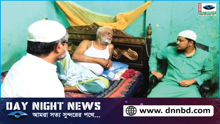 আদমজী বিহারি কলোনির চেয়ারম্যান লিয়াকতের  পাশে জামায়াত নেতা আবদুল  জব্বার