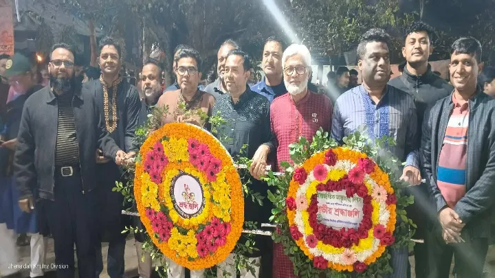 ঝিনাইদহে যথাযোগ্য মর্যাদায় শহীদ দিবস পালিত