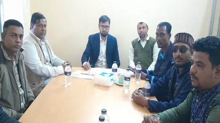 সাংবাদিকদের সাথে বিশ্বনাথ পৌর প্রশাসকের মতবিনিময়