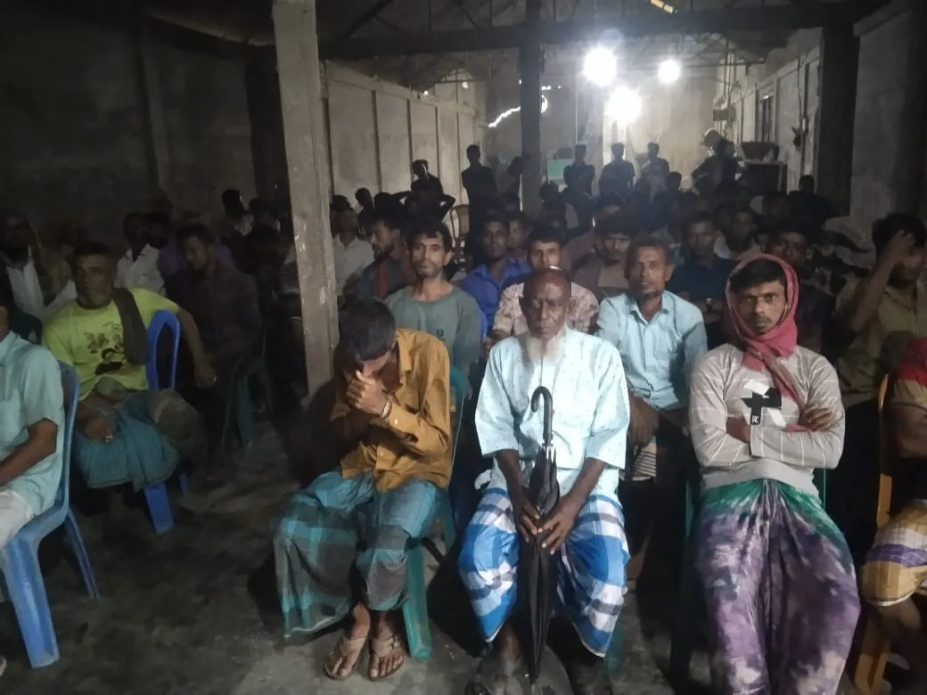 আশুগঞ্জ রাইস মিল শ্রমিক ইউনিয়নের নির্বাচন বিহীন কমিটি বাতিলের দাবিতে সমাবেশ