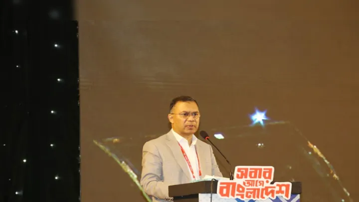 অন্য একটি গোষ্ঠী ষড়যন্ত্র করছে, যাতে নির্বাচন বাধাগ্রস্ত হয়: তারেক রহমান