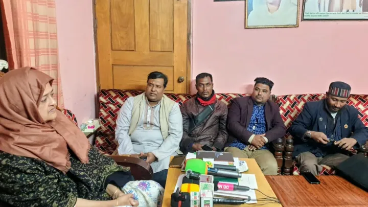 বিশ্বনাথের স্থানীয় সাংবাদিকদের সাথে লুনা'র মতবিনিময়