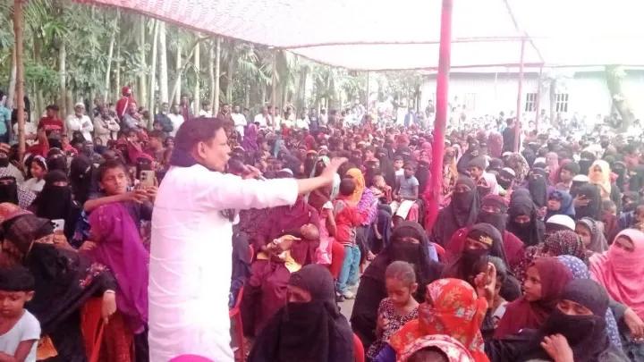 লক্ষ্মীপুর-৪ আসনে ধানের শীষে ভোট চাইলেন সাবেক এমপি নিজান