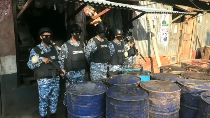 নোয়াখালীতে ৩ হাজার লিটার অবৈধ ডিজেল জব্দ, জরিমানা