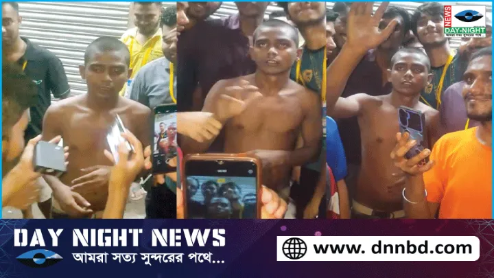 ফুলবাড়ীতে আটক চোরের শাস্তি গানের তালে নাচ