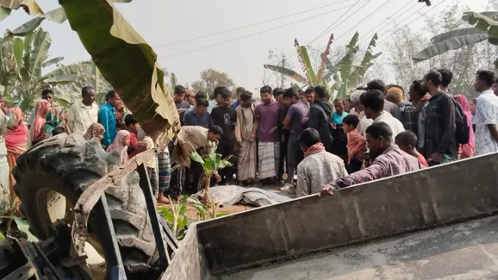 ফুলবাড়ীতে সড়ক দুর্ঘটনায় একজন নিহত