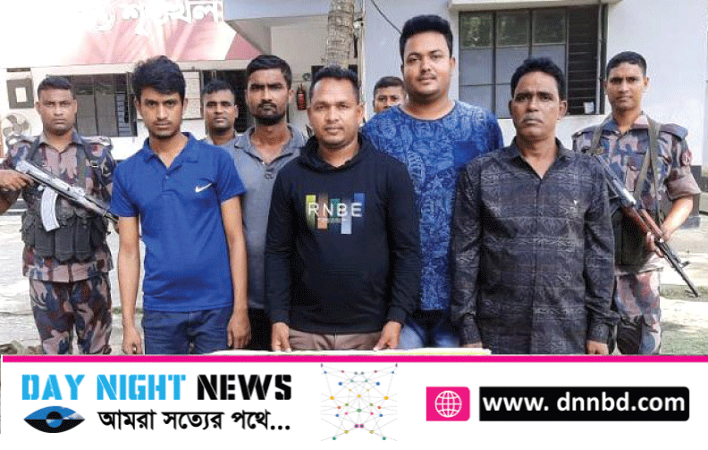 অবৈধ পথে ভারত থেকে প্রবেশের সময় ৬ জন বিজিবির হাতে আটক